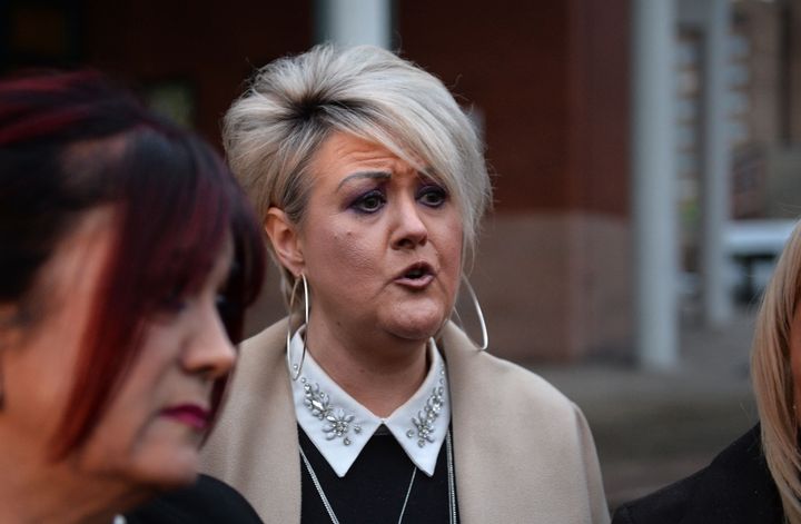 Louise Brookes, sister of victim Andrew Brookes, speaking outside Preston Crown Court after the trial of Hillsborough match commander David Duckenfield, who has been found not guilty of the gross negligence manslaughter of 95 Liverpool fans who died at the 1989 FA Cup semi-final.