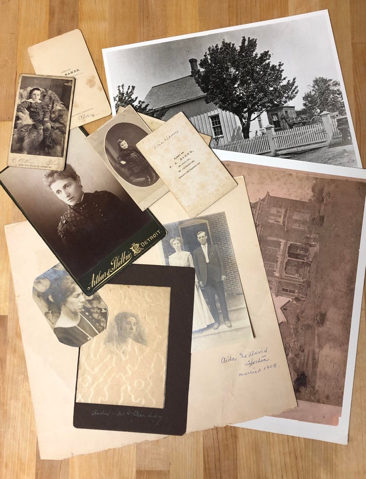 Legacy work, like these photographs the author labelled together with her grandmother, helps create closure.