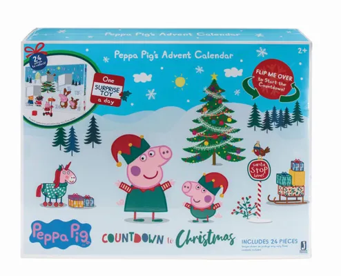 Peppa Pig Peppa's Christmas Countdown Advent Calendar 24 Surprise