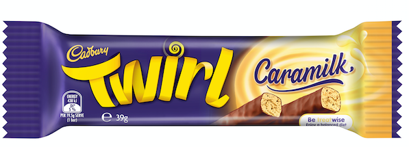 Twirl Caramilk will hit shelves from January 2020.