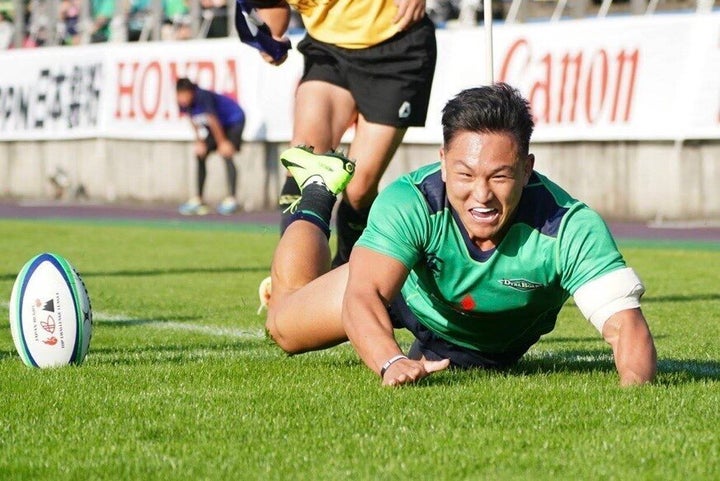 ダイナボアーズでウイングとして活躍する川上剛右選手