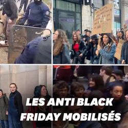 Les images des manifestations “Block Friday” partout en