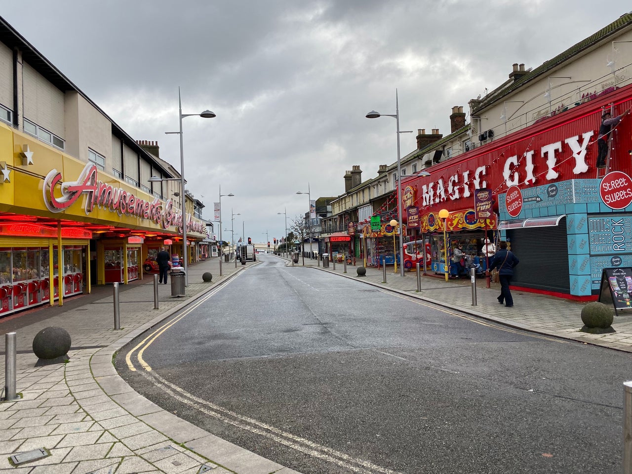 Pier Avenue, near the Clacton-on-Sea high street 