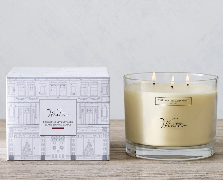 Winter Large Candle, The White Company