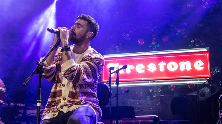Rayden, durante el concierto de cierre de la Ruta Firestone 2019 en la Joy Eslava.