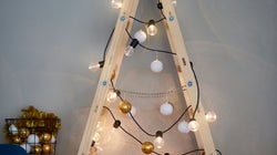 Huit idées pour faire un sapin de Noël sans acheter un vrai