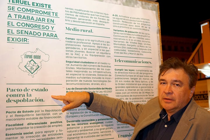 ¡Teruel Existe!, en defensa de un pacto de Estado contra la despoblación.
