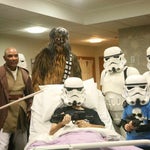 Gravement malade, un Anglais a pu voir