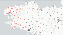 La carte des pénuries d’essence en Bretagne après le blocage de 4 dépôts