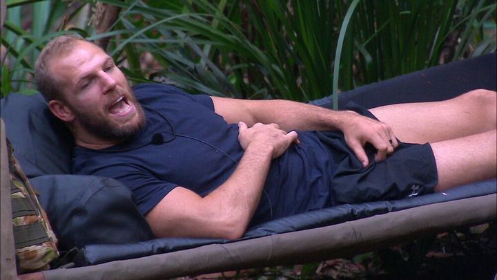 James' behaviour in the jungle has irked fans