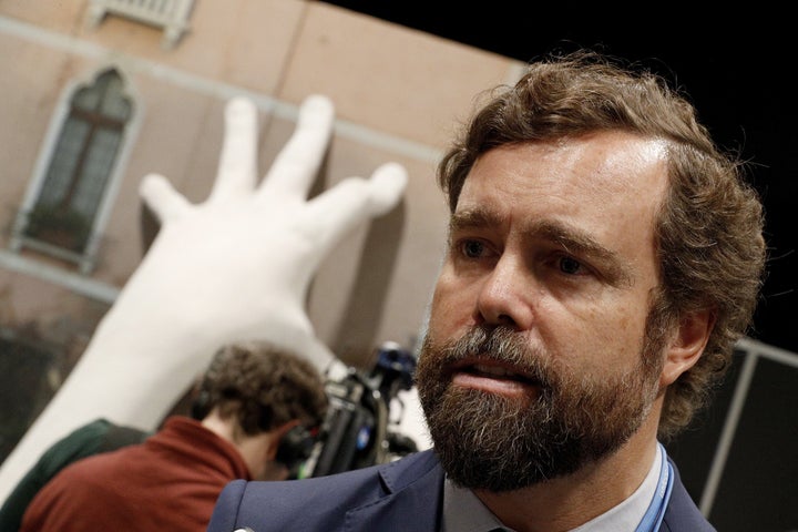 El portavoz parlamentario de Vox, Iván Espinosa de los Monteros.