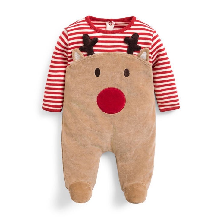 Red Reindeer Sleepsuit