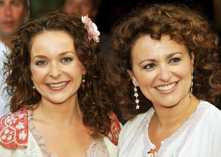 Julia (left) and Nadia Sawalha