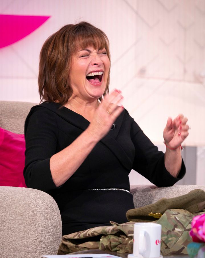 The actress Lorraine Kelly