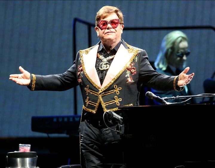 PERTH, AUSTRALIA - November 30 : Elton John performs at HBF Park on November 30, 2019 in Perth, Australia. (Photo by Faith Moran/Wireimage)