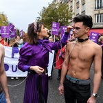 Marie s'infiltre écartée de 