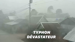 Les images du typhon Kammuri qui a balayé les