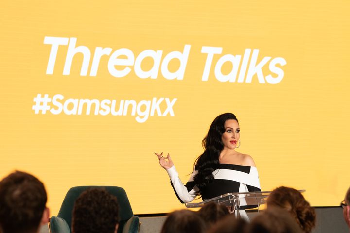 Michelle Visage at Samsung's Thread Talks in London