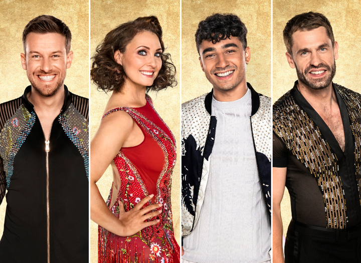 Strictly semi-finalists Chris Ramsey, Emma Barton, Karim Zeroual and Kelvin Fletcher