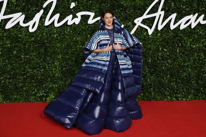 Shailene Woodley Wore An Outrageous, Oversize Sleeping Bag On The