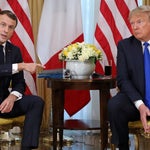 Devant Trump, Macron réitère ses propos sur