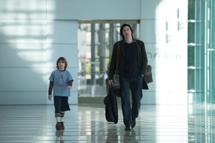 Azhy Robertson and Adam Driver in "Marriage Story"