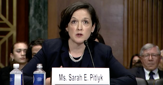 Sarah Pitlyk testifies in her Senate confirmation hearing in September