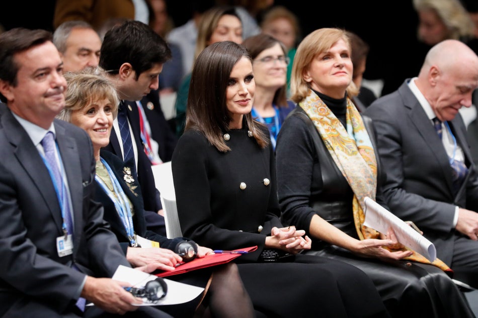 La reina Letizia en la segunda jornada de la COP25.