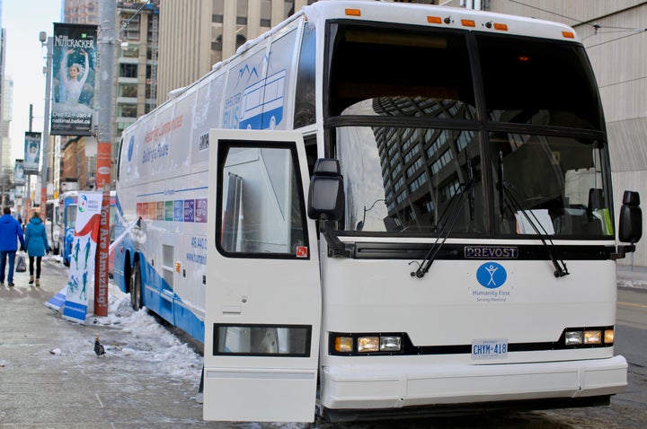 The Shelter Bus's route through downtown Toronto will change depending on the need.