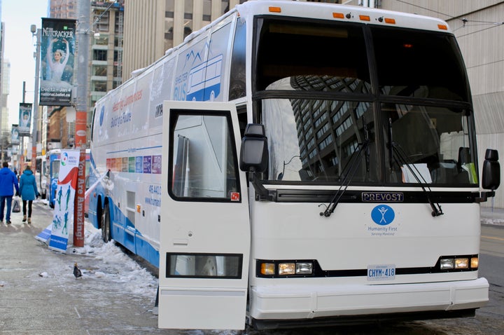 The Shelter Bus's route through downtown Toronto will change depending on the need. 