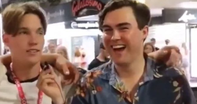 The Gold Coast Young Liberals member was laughing over comments insulting Indigenous culture.