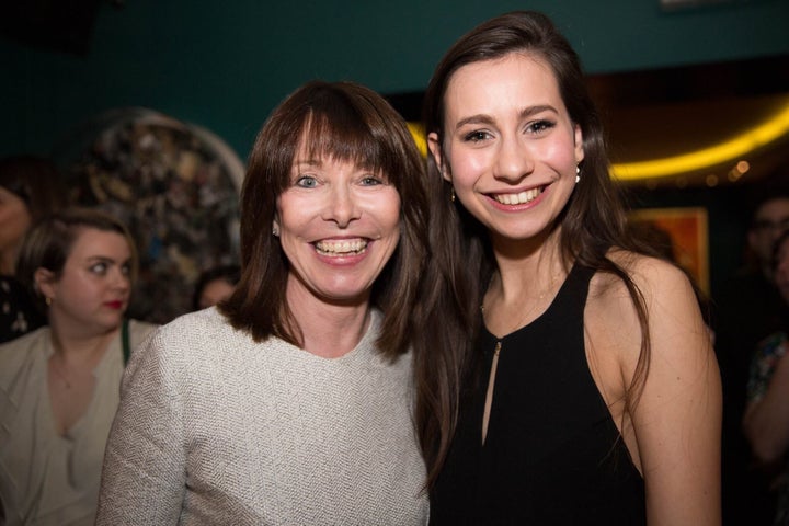 <strong>Sky News's Kay Burley with Words By Women 2016 young journalist of the year, Flora Carr, at the previous awards.</strong>