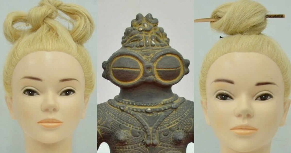縄文時代の土偶 その 髪型 を再現してみたら 画像集 ハフポスト 縄文時代の土偶 その 髪型 を再現してみたら 画像集 ハフポスト