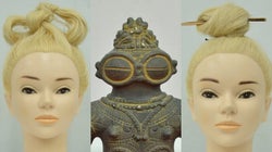 縄文時代の土偶。その「髪型」を再現してみたら…【画像集】