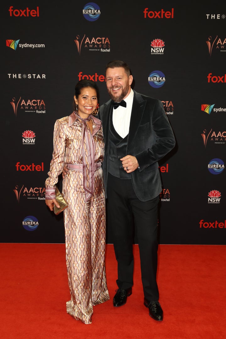 Manu Feildel and wife Clarissa Weerasena 