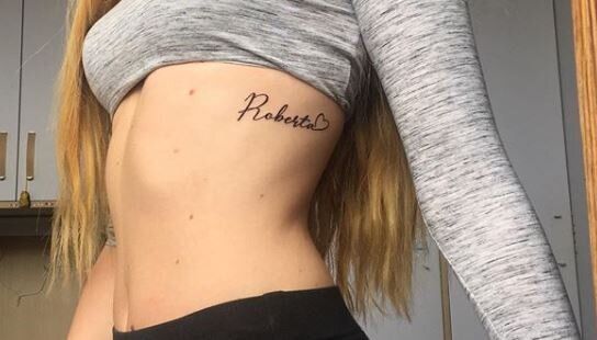 Il Tatuaggio E La Dedica Della Figlia Di Roberta Ragusa Mamma Sarai Sempre Parte Di Me L Huffpost