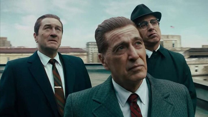 Robert De Niro, Al Pacino y Joe Pesci en una escena de 'El Irlandés'.