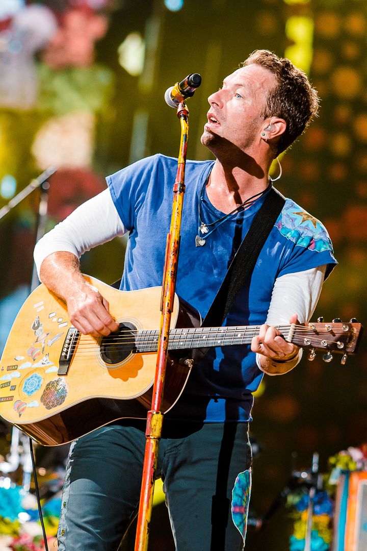 Chris performing in Brazil back in 2017