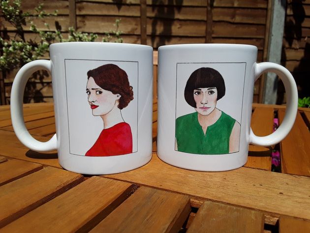 Fleabag and Clare Mug, Emma Scutt Art, Etsy, £1