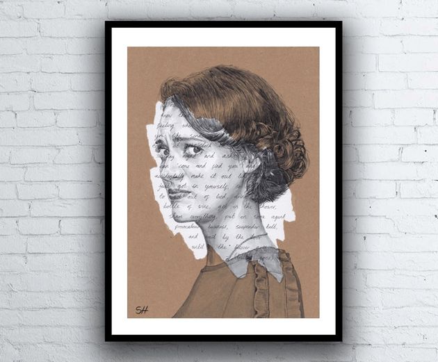 Fleabag Original Portrait, Sarahasart, Etsy, £240