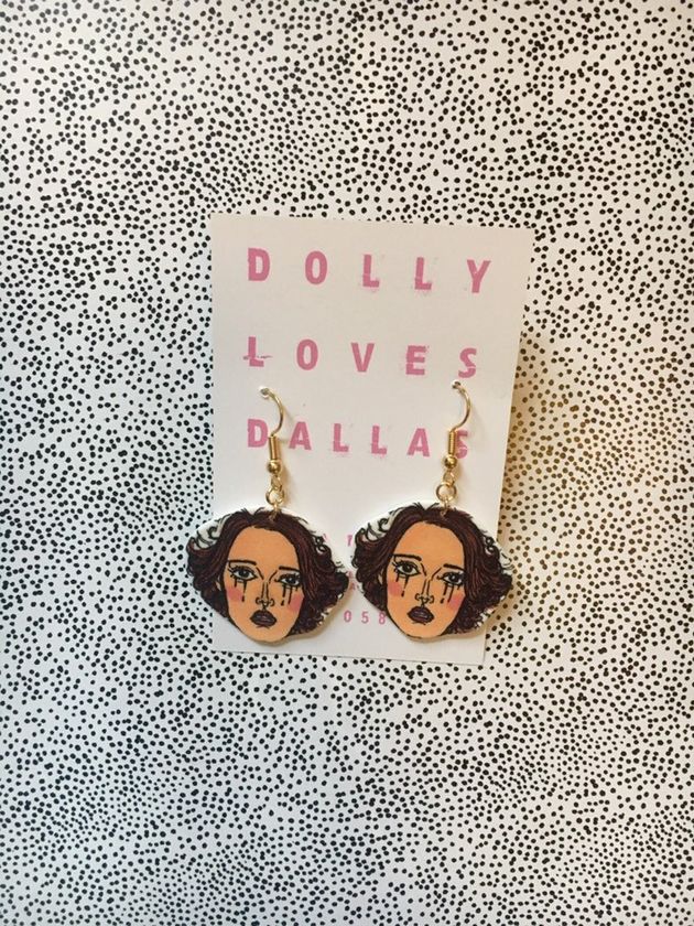 Fleabag Earrings, Dolly Loves Dallas, Etsy, £16.50