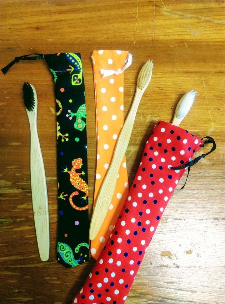 Bamboo Toothbrush & Handmade Fabric Case, Etsy, from £2.50