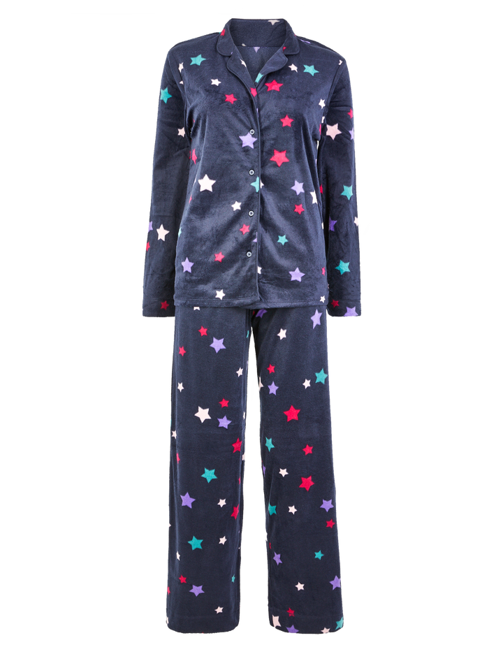 Fleece Star Print Pyjama Set, Marks & Spencer, £15