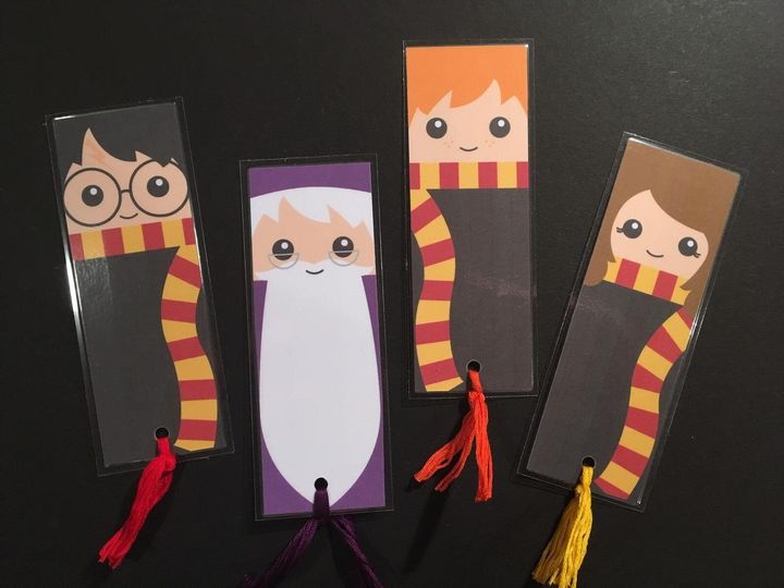 Harry Potter Bookmarks, Handmade By Bizzie Bee, Etsy, £3