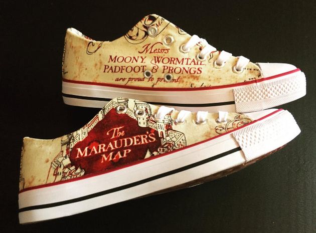 Harry Potter Inspired Shoes, Mr Spuds, Etsy, £39.99