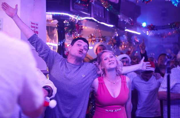 Mathew Horne and Joanna Page in the Christmas special