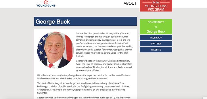 George Buck's profile on the NRCC's "Young Guns" website.