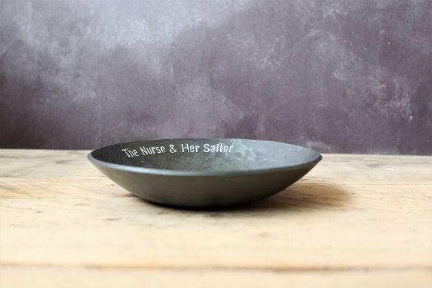 Iron Bowl with Personalised Message, Coach House Forge, Etsy, £54.50