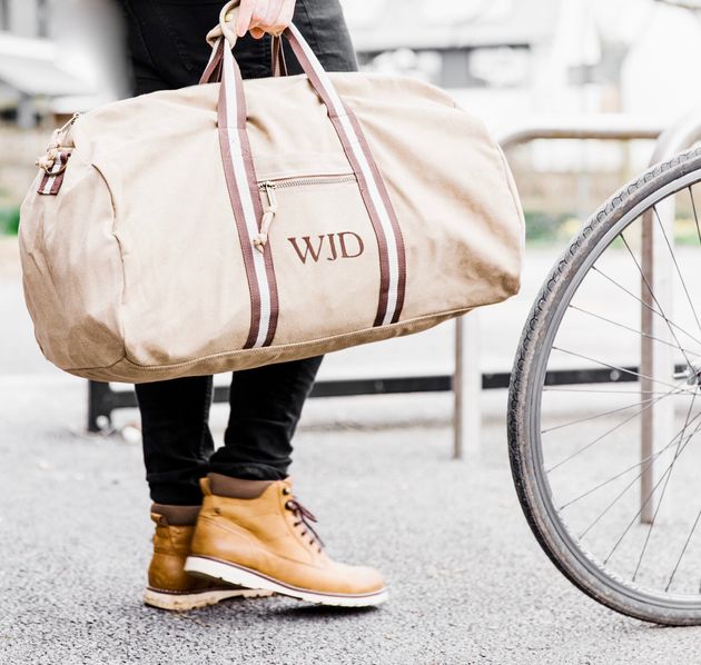 Personalised Natural Canvas Holdall, The Forest & Co, via Not On The High Street, £39