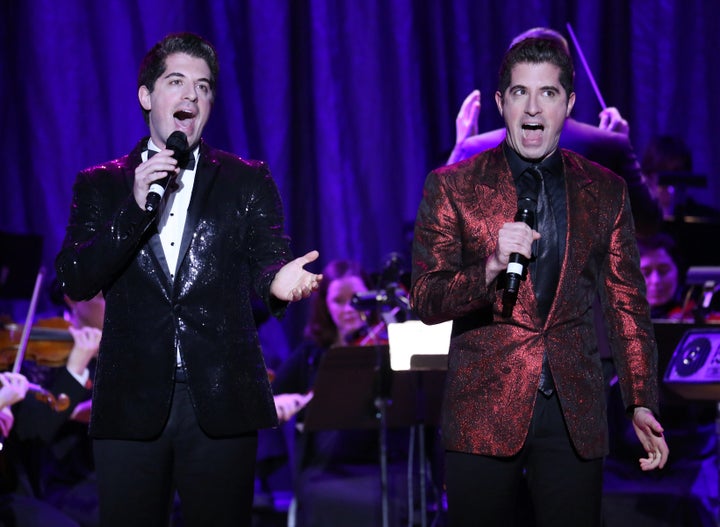 Twin brothers Will (left) and Anthony Nunziata have performed across the country as a duo. 